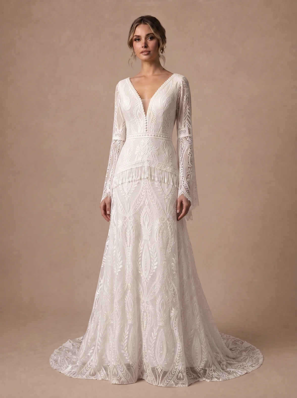 Robe de mariée country chic