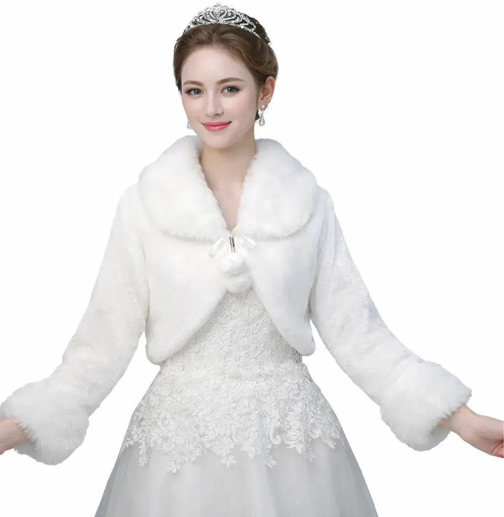 Boléro hiver mariage