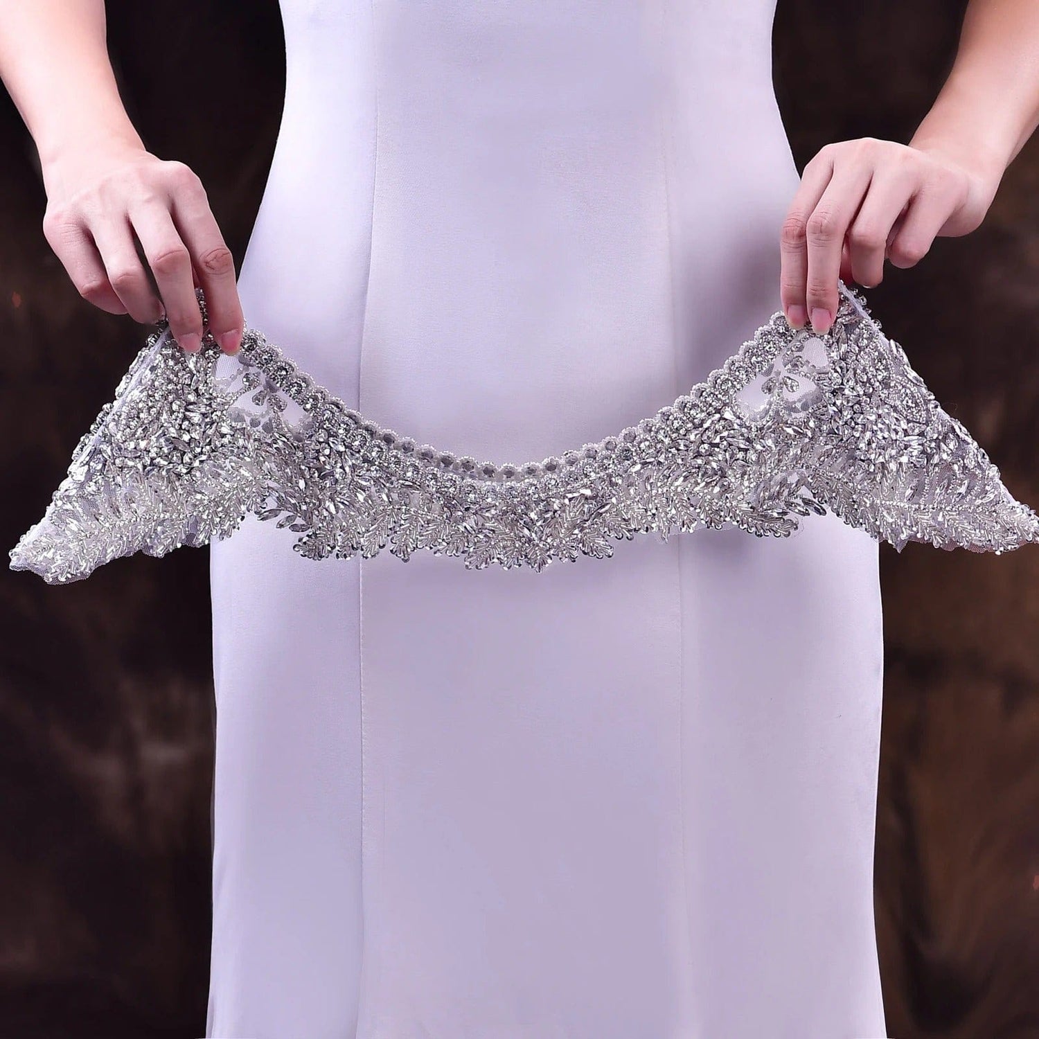 Bolero Argente Mariage vue de face