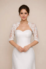Boléro en dentelle mariage
