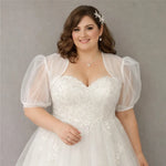 Boléro grande taille mariage