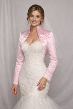 Boléro rose poudre mariage