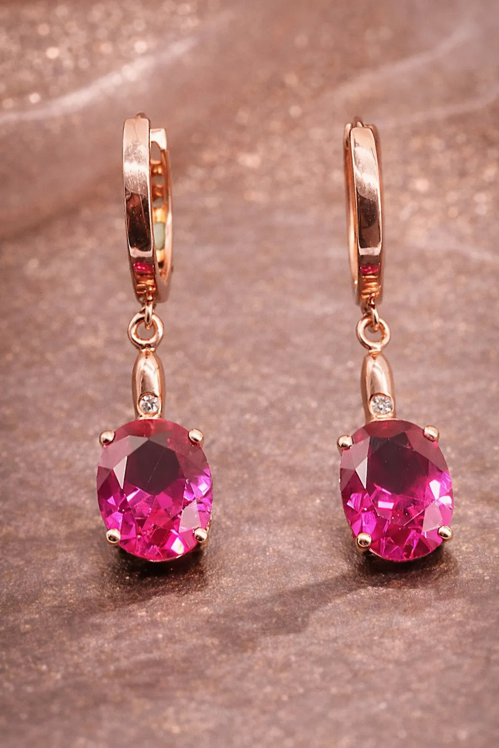 Boucles d'Oreille à clou puce perle Rose Fuchsia mat mariage/mariée/soirée 6mm Boucles d'Oreille à clou puce perle Rose Fuchsia mat mariage/mariée/soirée 6mm