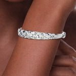 Bracelet mariage argent en forme d'étoiles