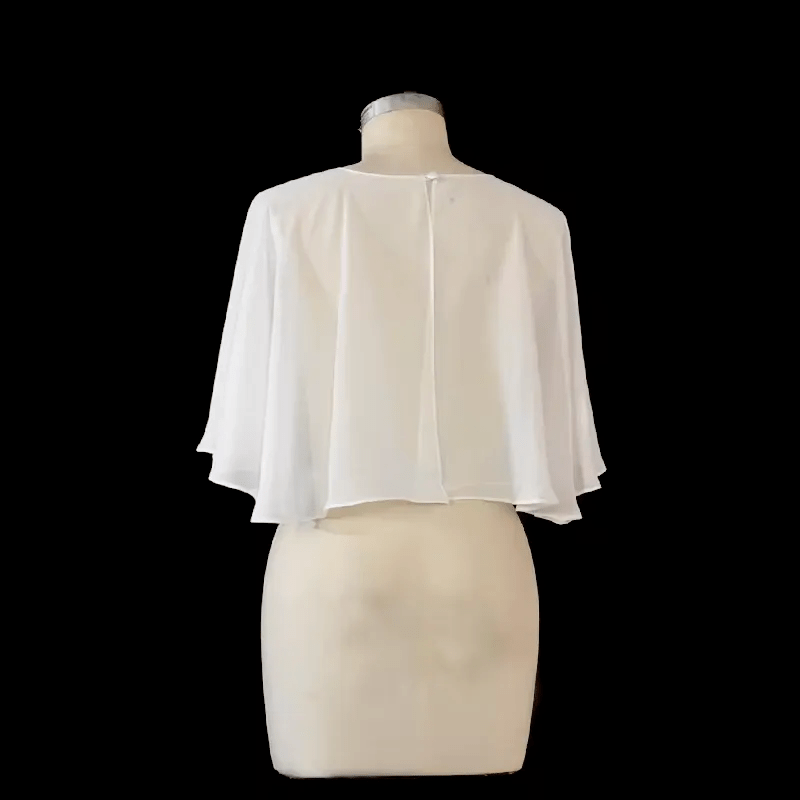 Cape de Mariee Courte vue de face