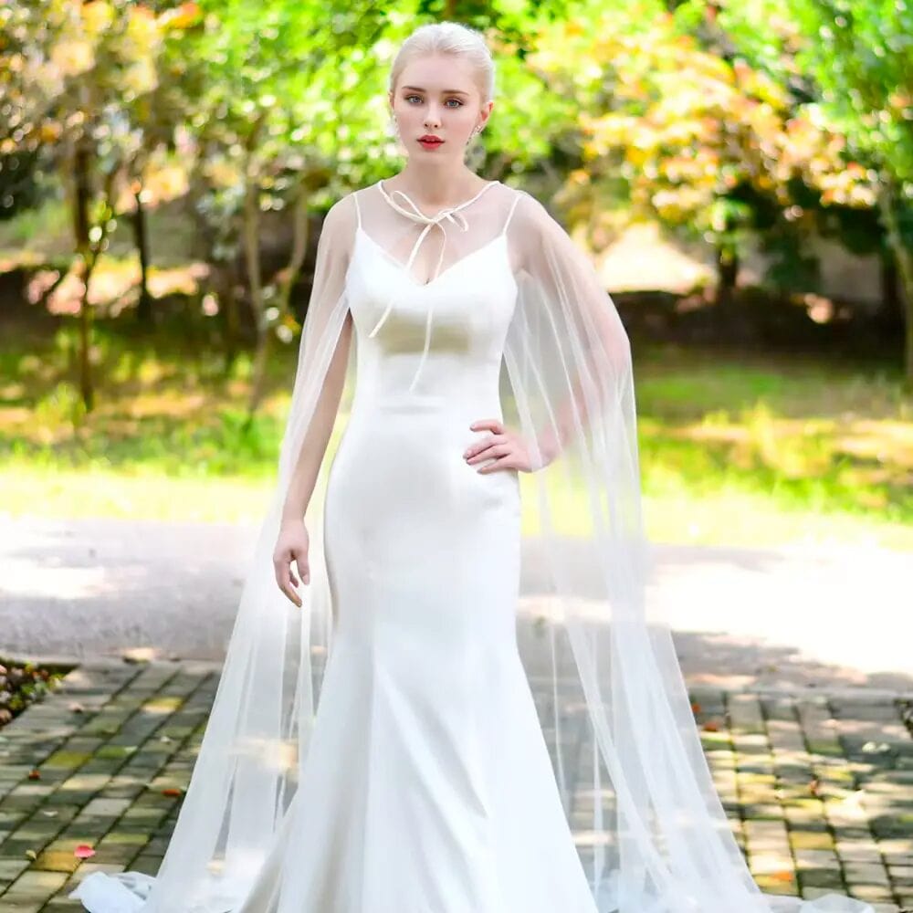 Détails de Cape de Mariee Legere