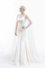 Cape de mariée légère