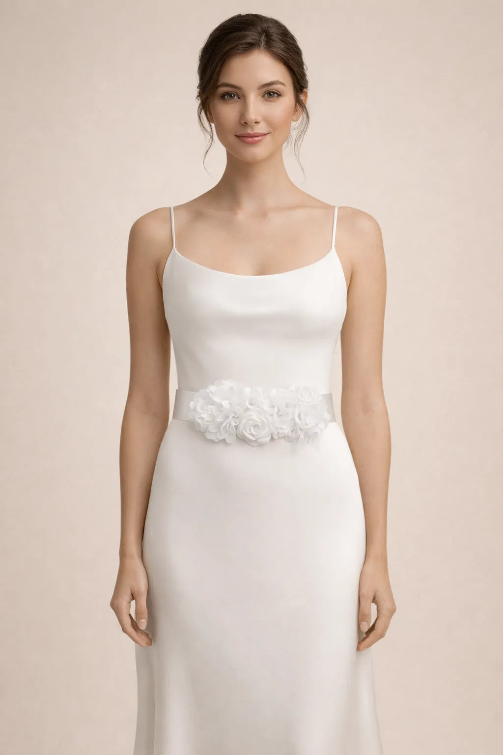 Ceinture fleurs robe de mariée