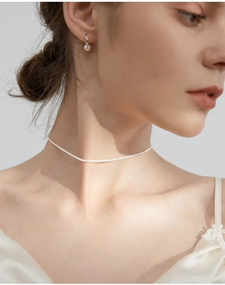 Collier Mariee Ras de Cou vue de dos