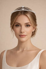 Diadème mariage cheveux long