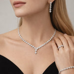 Fine parure de mariage