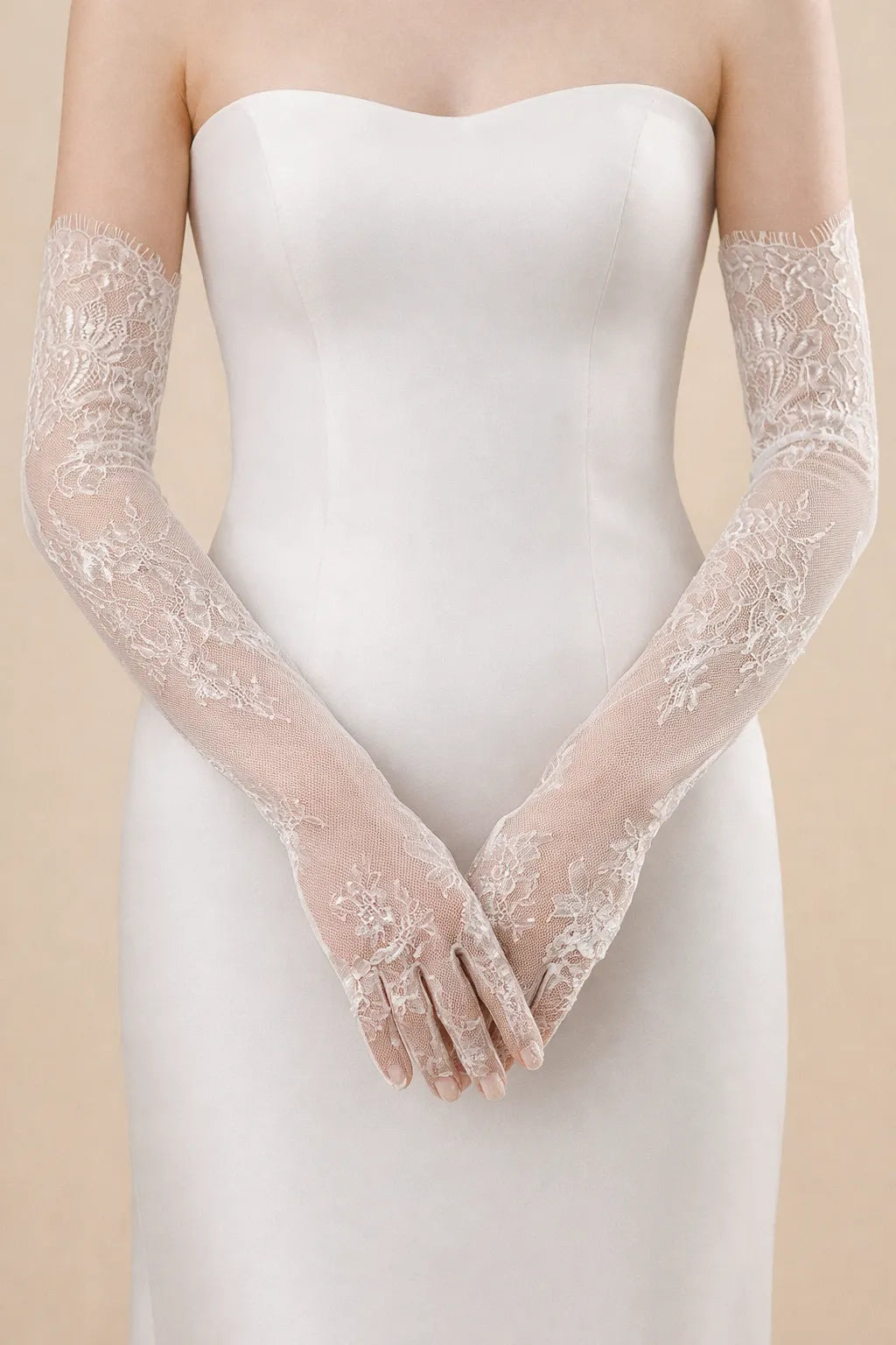 Gant mariée dentelle