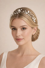 Headband fleur mariage