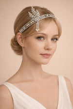 Headband mariage vintage