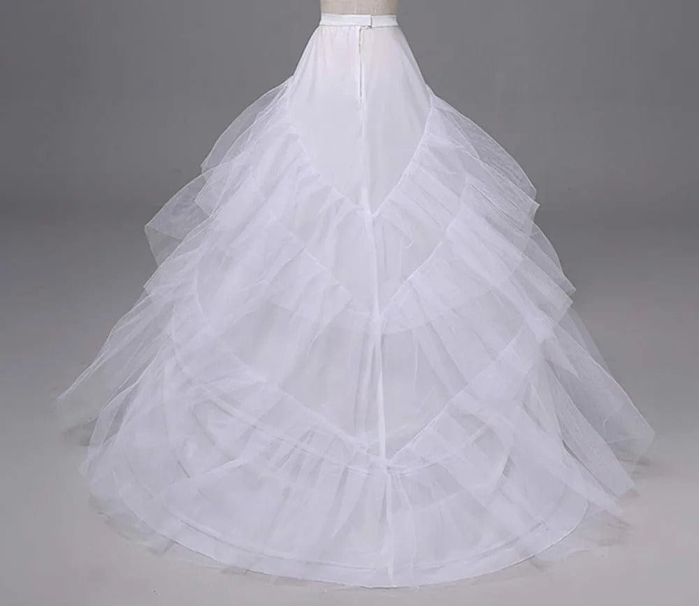 Détails de Jupon Robe de Mariée avec Traine