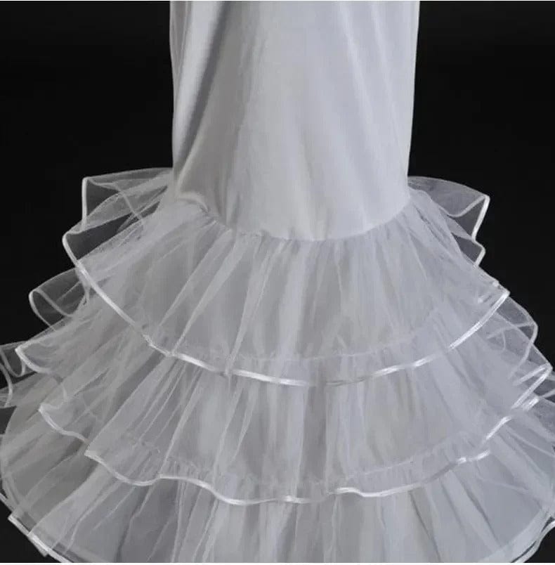 Jupon Robe de Mariée Sirene vue de face