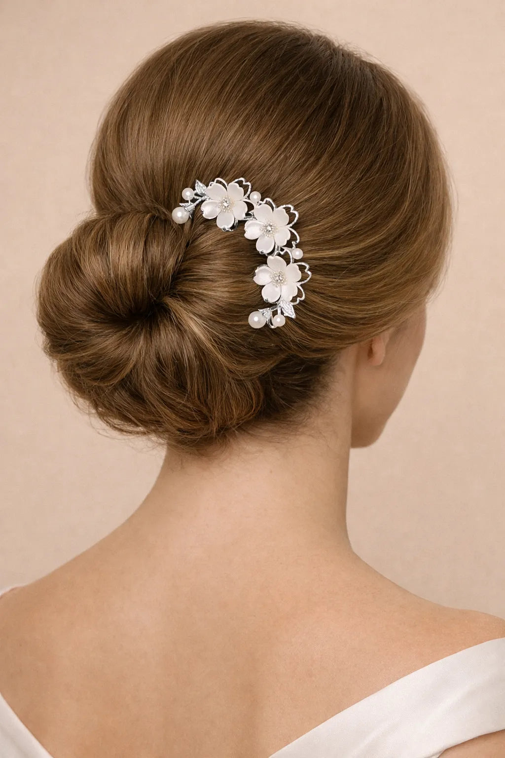 Peigne chignon mariée