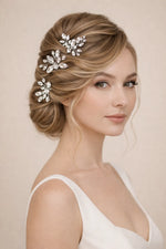Pic chignon strass mariage