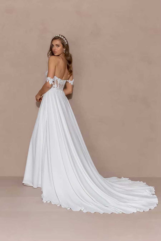 Robe bohème pour mariage civil