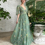 Robe de mariée Princesse verte