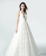 Robe de mariée dos nu princesse