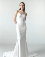 Robe de mariée dos nu simple