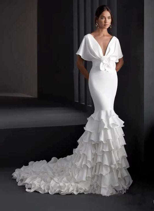 Robe de mariée flamenco