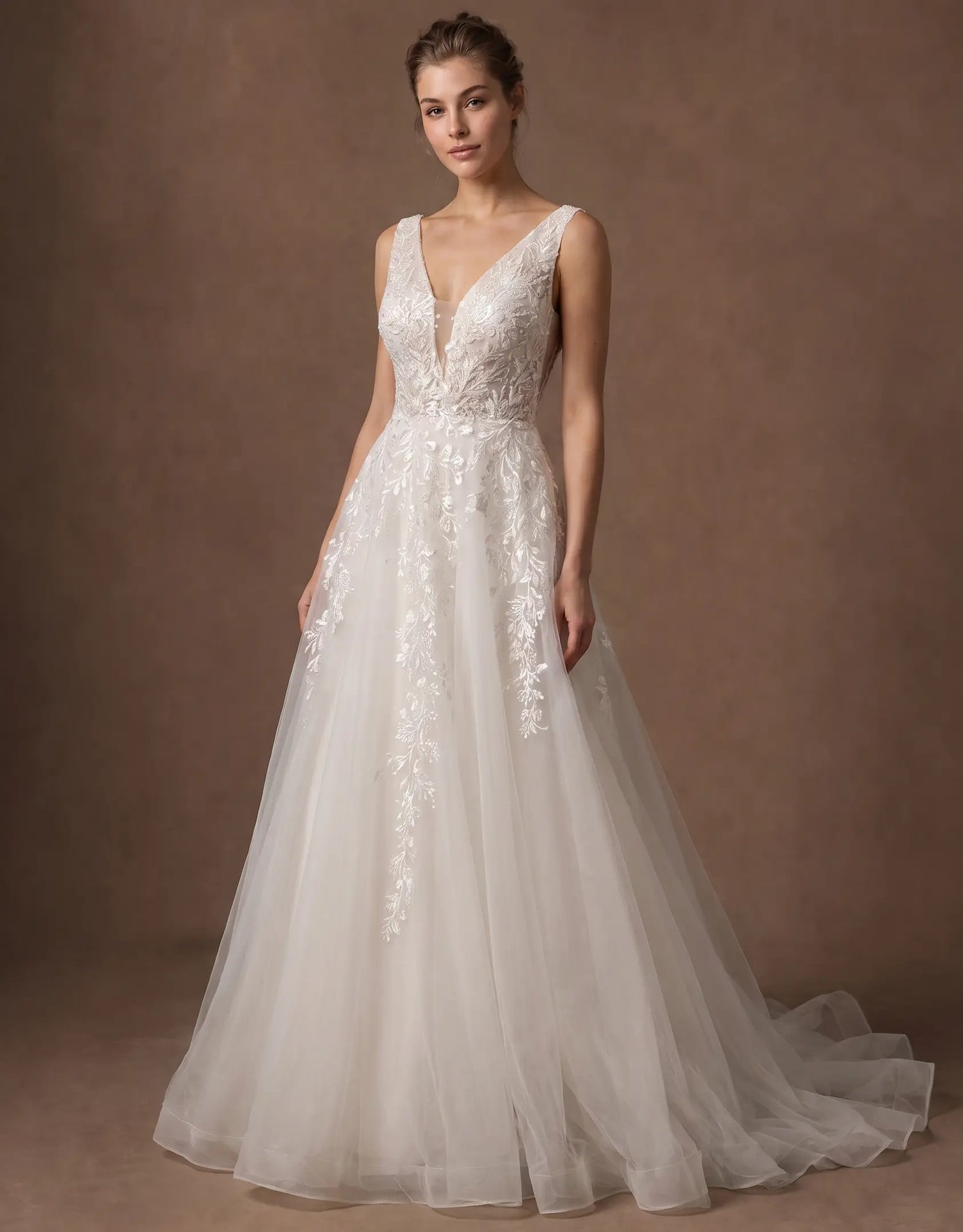 Robe de mariée princesse boheme