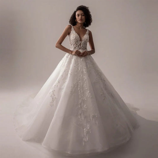 Robe de mariée princesse boheme