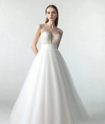 Robe de mariée romantique organza