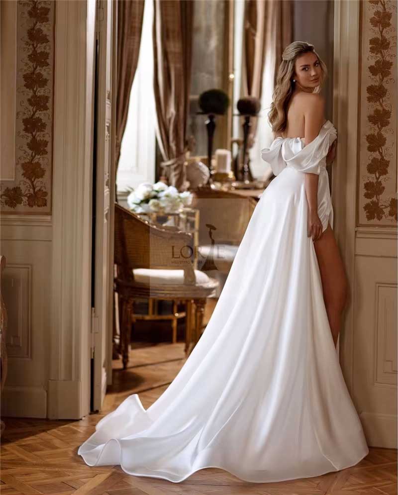 Robe mariée simple fashion fluide