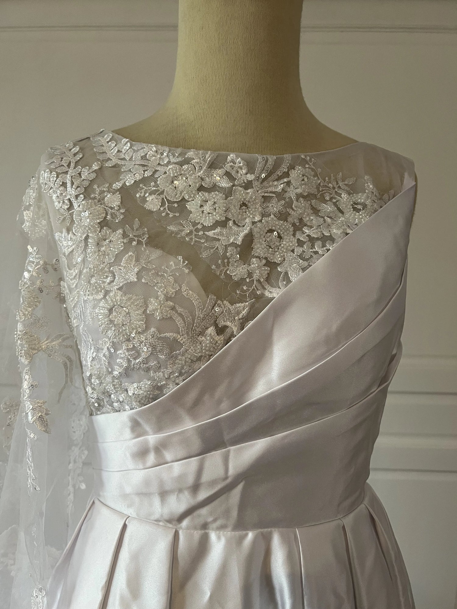 Robe de mariée country chic – vue détaillée