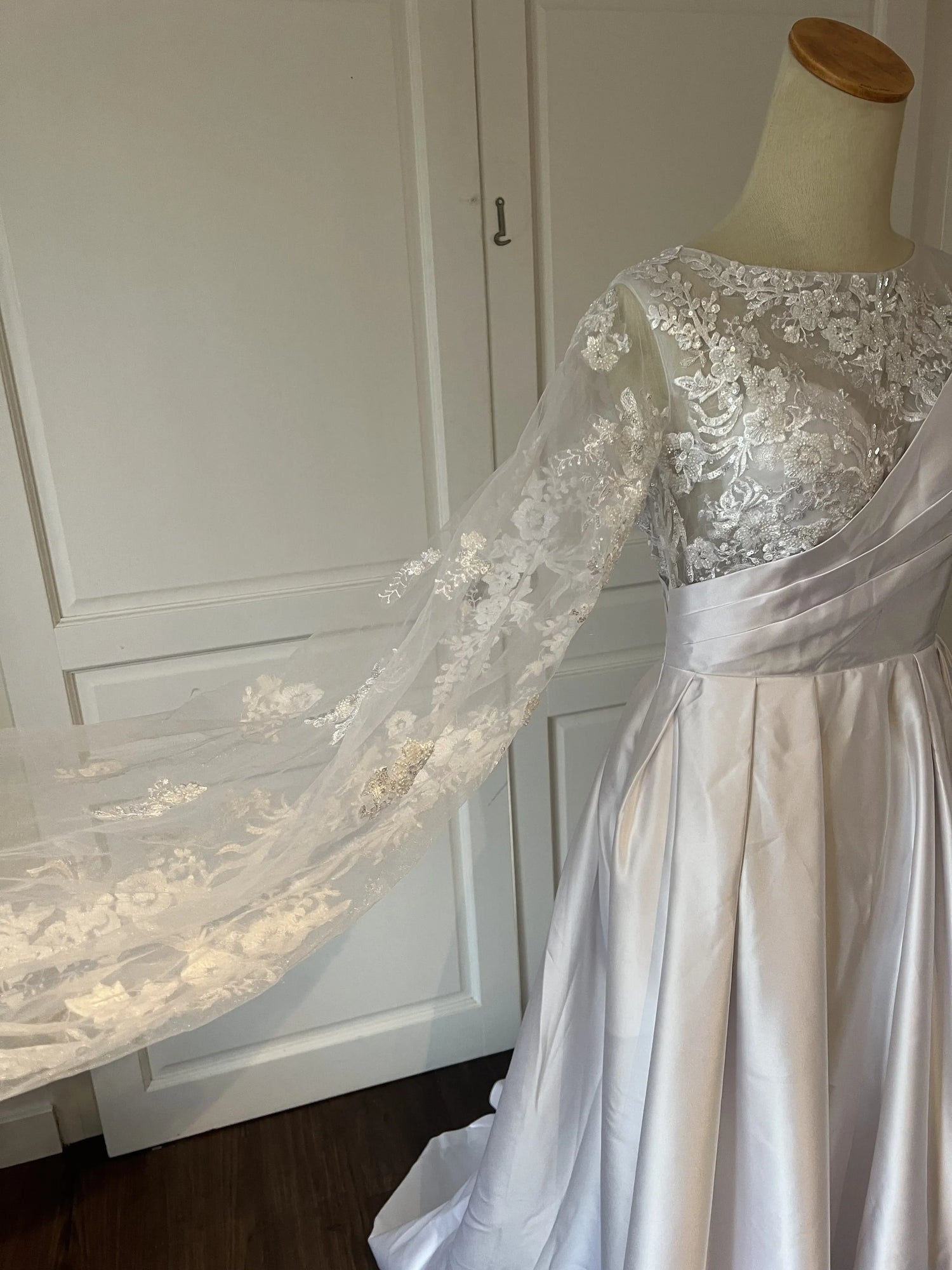Robe de mariée country chic – vue détaillée