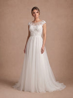 Robe de mariée Romantique en Dentelle et Tulle