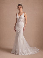 Robe de mariée Sirène Ivoire en Dentelle