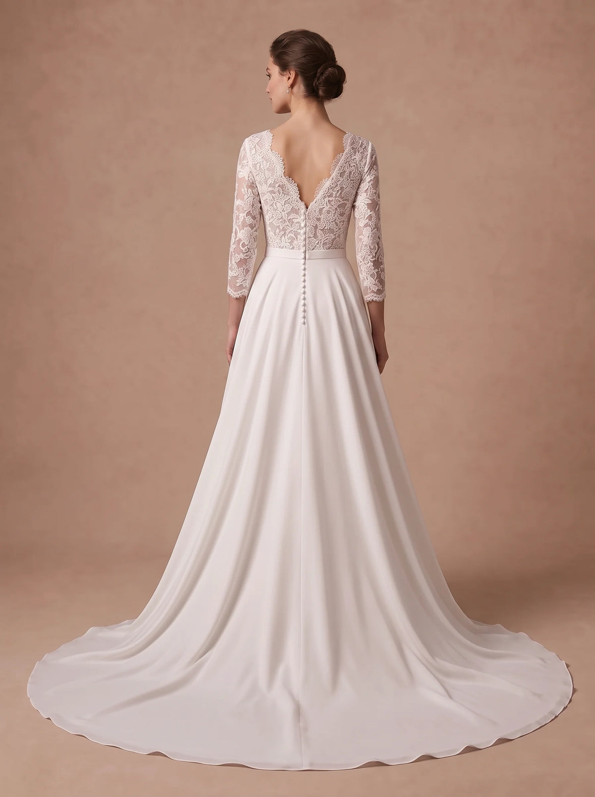 Robe de mariée bohème fleurie