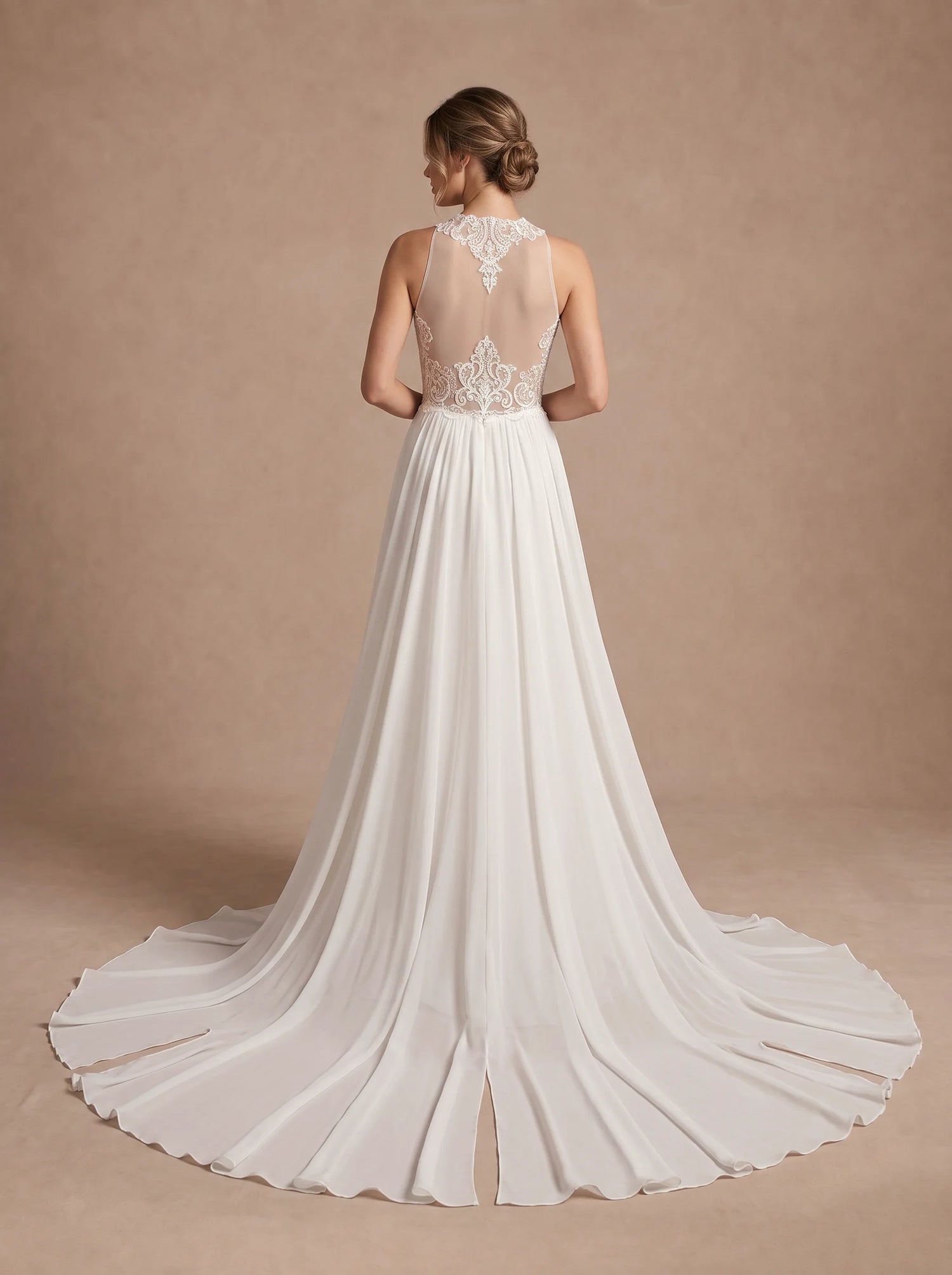 Robe de mariée bohème romantique