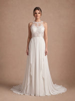 Robe de mariée bohème romantique