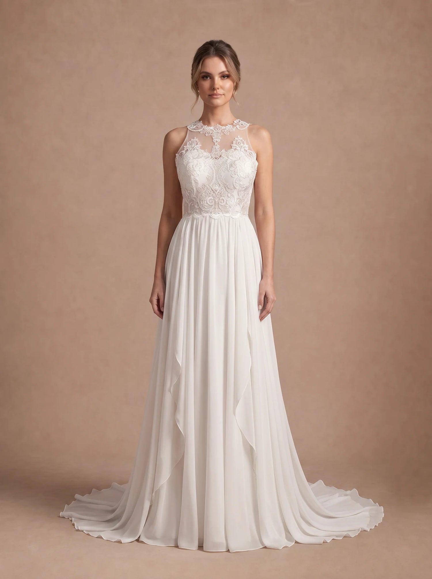 Robe de mariée bohème romantique