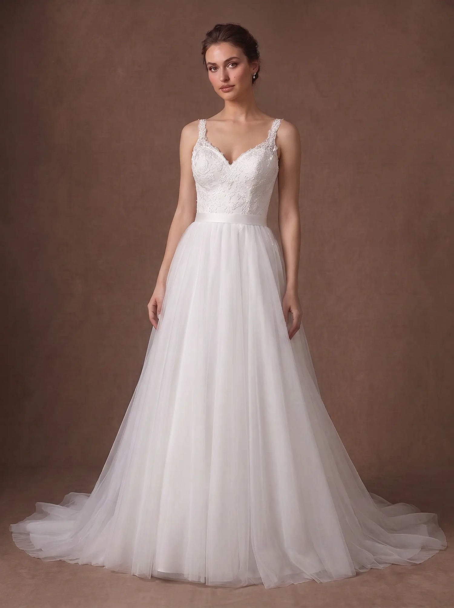 Robe de mariée jupe détachable