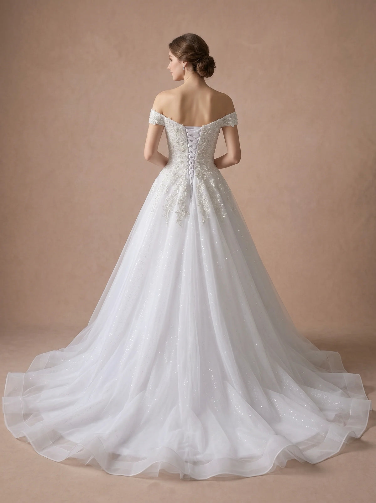 Robe de mariée perle et strass