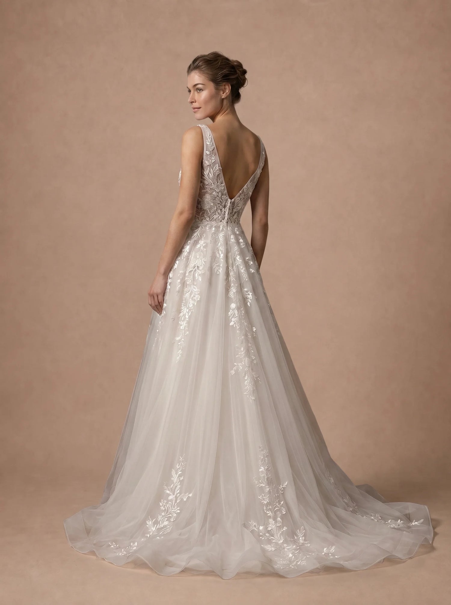 Robe de mariée princesse boheme