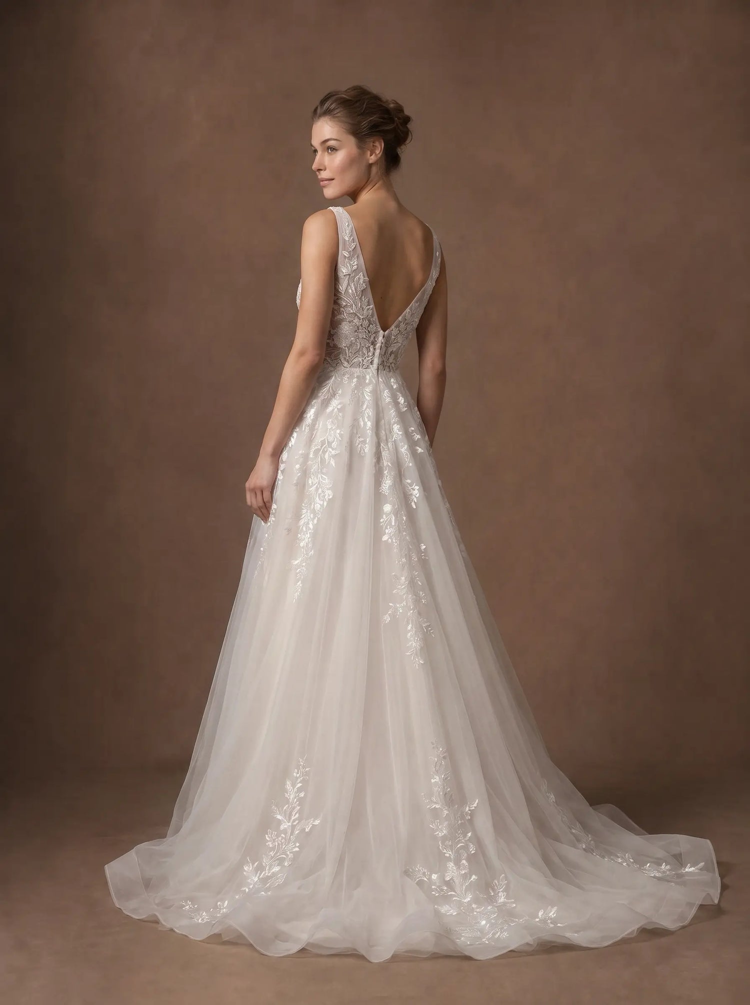 Robe de mariée princesse boheme