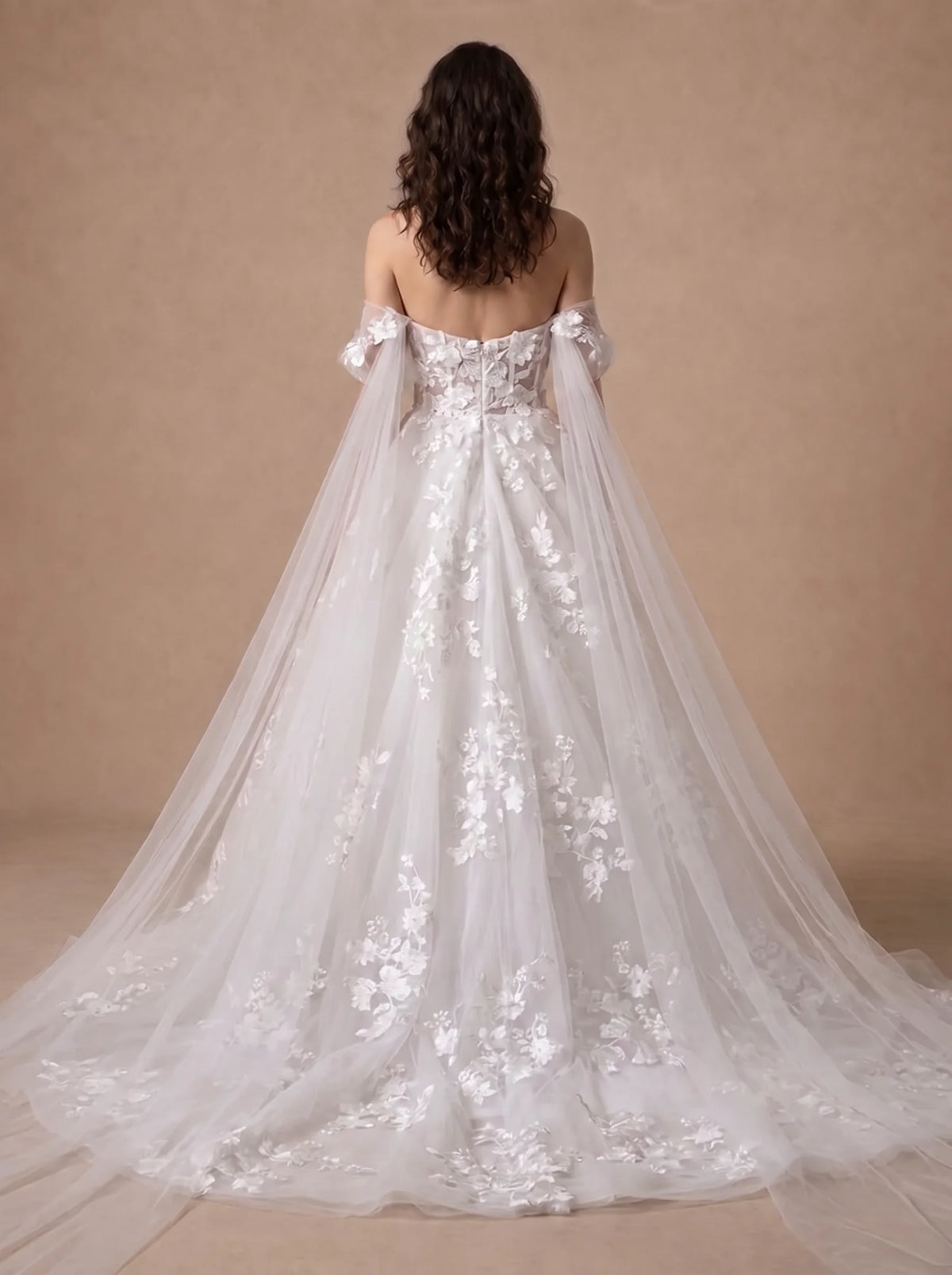 Robe de mariée princesse sexy à bustier en dentelle