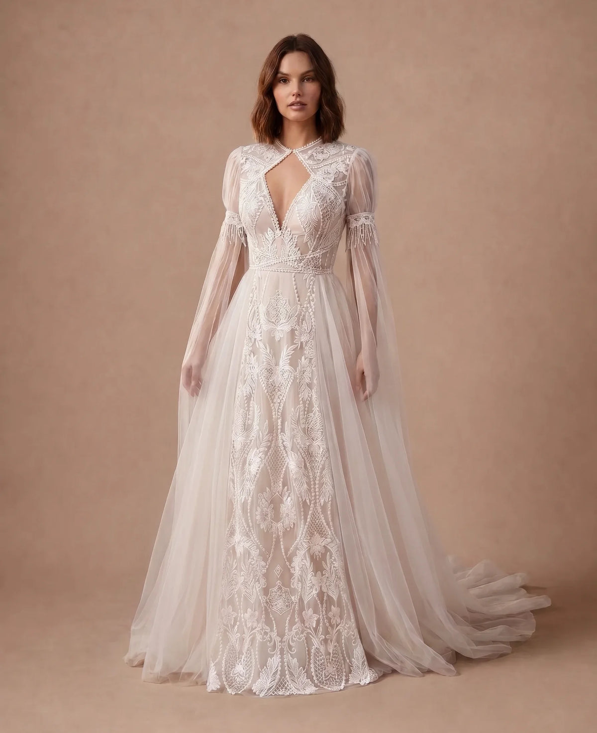 Robe de mariée vintage année 70