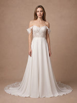 Robe de mariée Bohème Dentelle dos nu