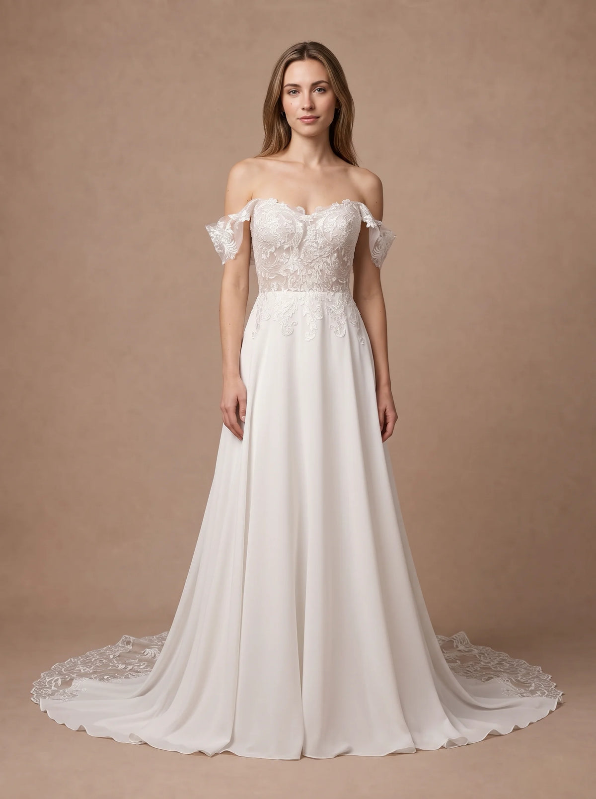 Robe de mariée Bohème Dentelle dos nu