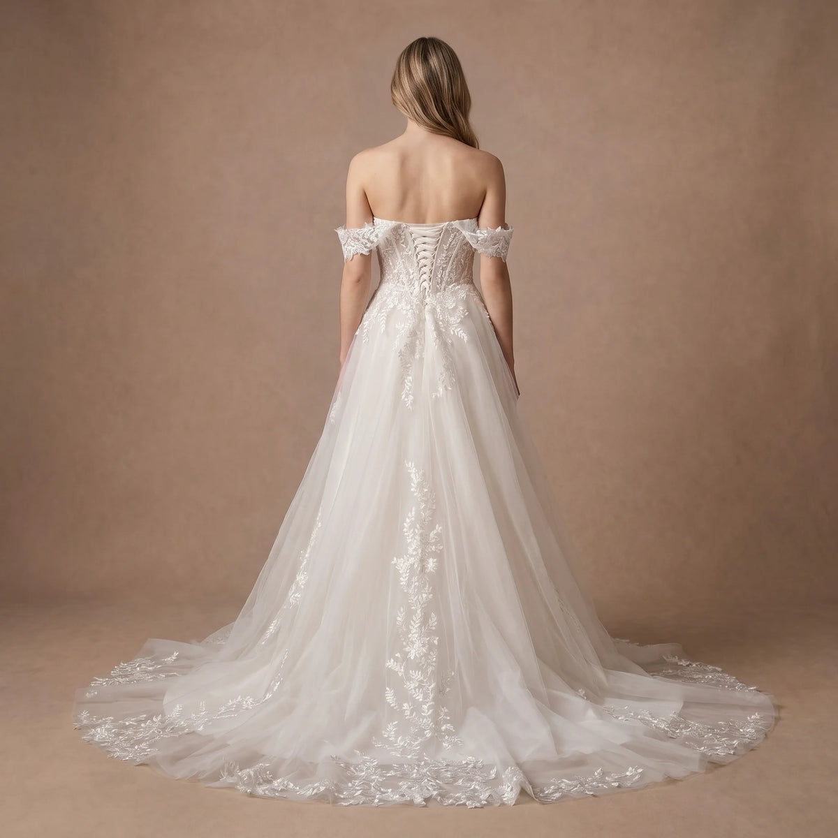 Robe de mariée bohème ivoire