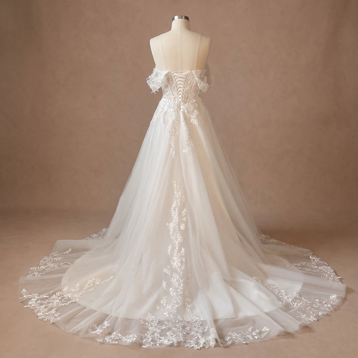 Robe de mariée bohème ivoire