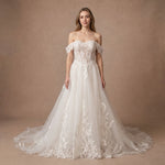 Robe de mariée bohème ivoire